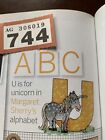 Margaret Sherry Easy Alphabet U For Unicorn Small Cross Stitch chart