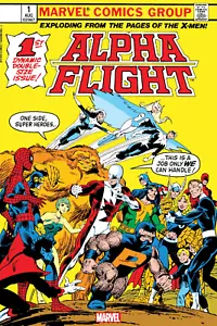 Alpha Flight Ausgabe 1 Comic Poster Guardian Puck Northstar Snowbird Aroura - Bild 1 von 1