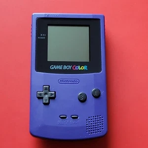 Grape Purple Handheld System CGB-001 Game Boy Color OEM Battery Cover VG+ Cond. - Picture 1 of 13