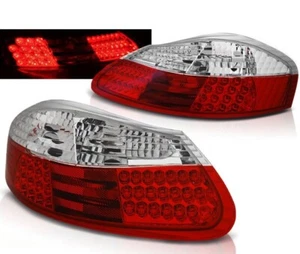 Juego de luces traseras LED para Porsche Boxster 986 96-04 luces traseras rojo claro Depo - Imagen 1 de 3