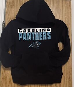 Carolina Panthers boys hooded sweatshirt size XXS (4/5) MSRP $40.00