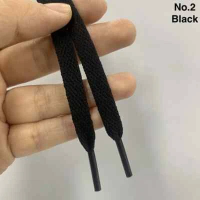 Quality Flat Shoe Laces Lace 200cm 8mm Various Colours Kids Adult Trainers Boots - Image 1 of 4