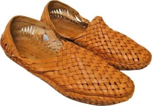 kolhapuri Leather Slipper Handmade Peshawari Chappal Men Indian Punjabi Jutti - Picture 1 of 5