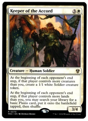 Keeper of the Accord 0070 Non Foil Rare Murders at Karlov Manor MTG Near Mint - Image 1 of 2