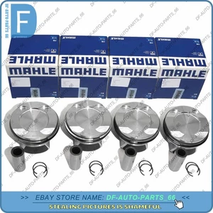 4x MAHLE Pistons&Rings 10:1 Φ84+0.5mm For BMW 328i 428i F30 X3 F10 N20B20A 2.0T - Picture 1 of 5
