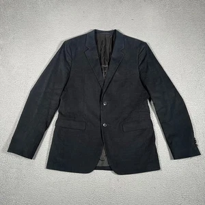 Theory Blazer Mens 40R Black Corduroy Xylo NP Sportcoat Casual Preppy Structured - Picture 1 of 15