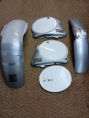 1974 CR 250M HONDA ELSINORE Number Plates, side panels, fenders - Image 1 of 4