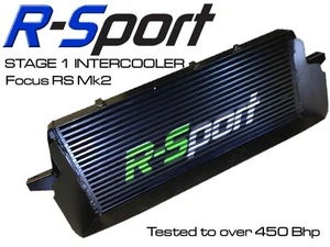 R-Sport Ford Focus Mk2 RS 60MM Intercooler 450HP With Air Scoop - Picture 1 of 3
