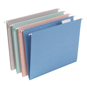 Cartelle portadocumenti da appendere, formato lettera, colori assortiti per casa, ufficio archivio ca... - Foto 1 di 7
