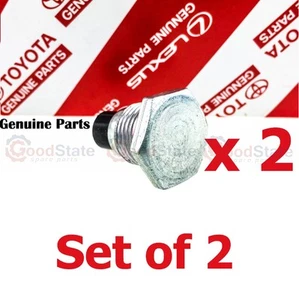 Genuine LandCruiser HZJ79 HZJ78 HZJ77 Front Axle Diff Magnetic Drain Plug x2 - Picture 1 of 18