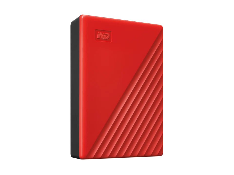 WD 6TB Portable Storage External Hard Drive  ( WDBR9S0060BRD-WESN ) Red - Image 1 of 4