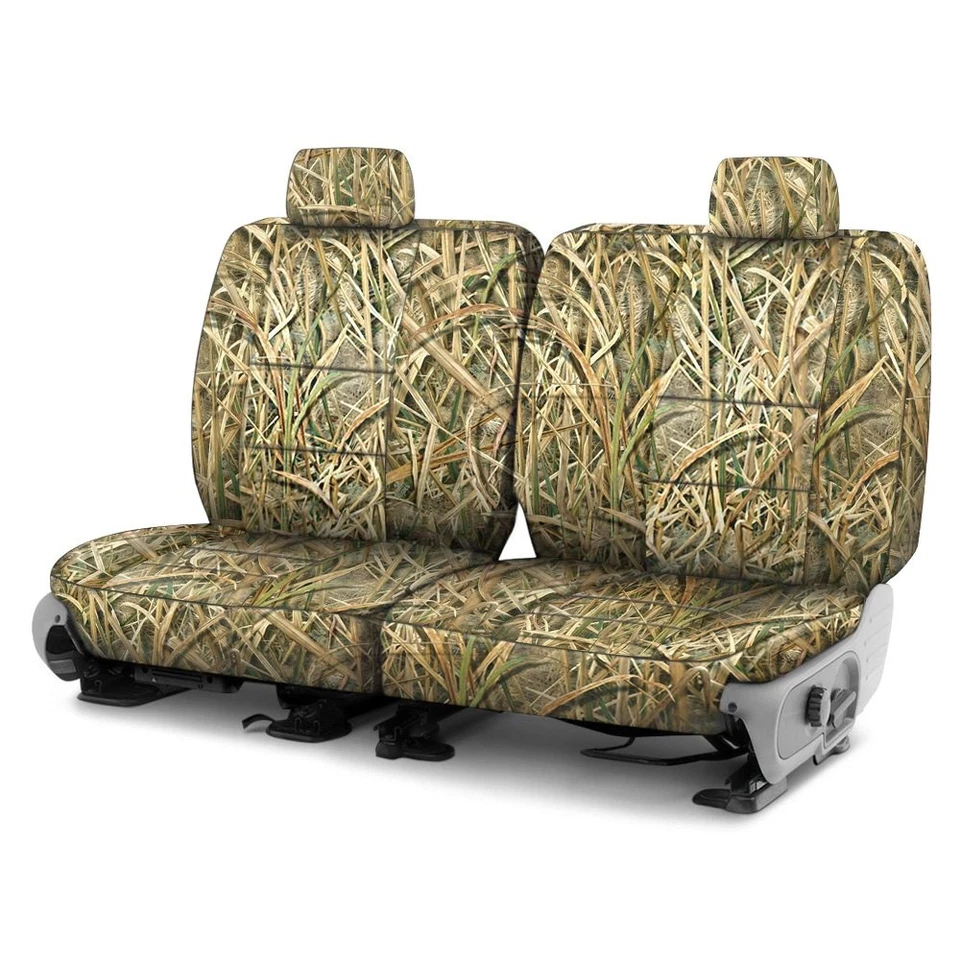 For Cadillac Escalade ESV 08-13 Seat Cover Mossy Oak 3rd Row Camo Shadow Grass - Image 1 of 4