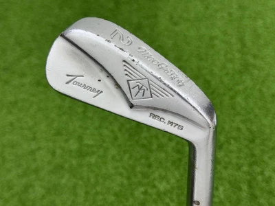 1950-54 MacGregor Golf MT TOURNEY M75 (2) IRON Right Handed Steel Leather Grip - Image 1 of 4