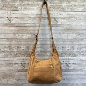 NEW Coronado Leather Hobo Concealed Carry Tan Purse Lockable Crossbody Soft - Picture 1 of 17