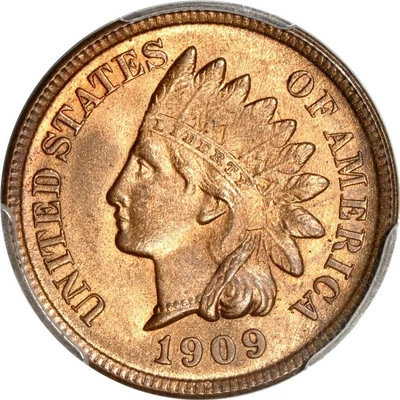 1909-S 1C Indian Cent PCGS MS66RB (PHOTO SEAL & CAC) - Image 1 of 3