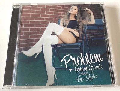 Ariana Grande Ft. Iggy Azalea – Problem EU CD 2014 4 Track Single Foldout Poster Foto 1 de 4