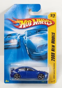 Hot Wheels 2008 Mitsubishi Lancer Evolution blau neue Modelle - Bild 1 von 1