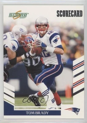 2007 Score Scorecard /750 Tom Brady #155 - Image 1 of 2