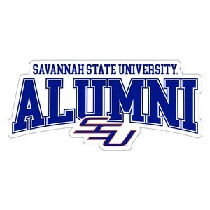 Savannah State University Laser Cut Alumni Naklejka winylowa / magnes - Zdjęcie 1 z 1