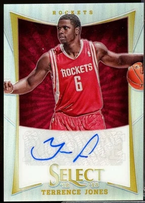 Terrence Jones Rookie /199 Card 2012-13 Select Autograph Prizm Silver #185  - Image 1 of 2