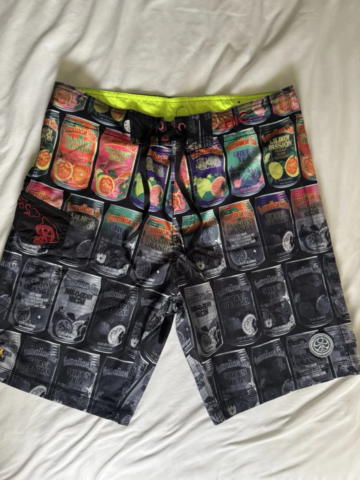 Шорты мужские Hawaiian Island Creations Board Hawaiian Sun HIC - размер 32 - Изображение 1 из 2