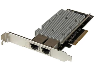 StarTech.com 10G Network Card - 2 port - NBASE-T - RJ45 Port - Intel X550 - Picture 1 of 4