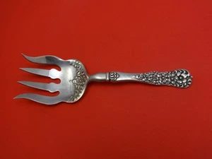 Rococo by Dominick & Haff Sterling Silver Salad Serving Fork 8 1/2" - Picture 1 of 1