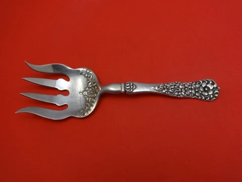 Rococo by Dominick & Haff Sterling Silver Salad Serving Fork 8 1/2" Cover