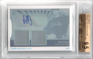 BGS 9.5 2011 Finest 10 AUTO/DUAL JERSEY/PRINTING PLATE #79 Dillon Gee RC 1/1 - Picture 1 of 1