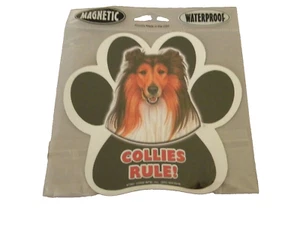 Imán de pata de perro Collies Rule - Imagen 1 de 1