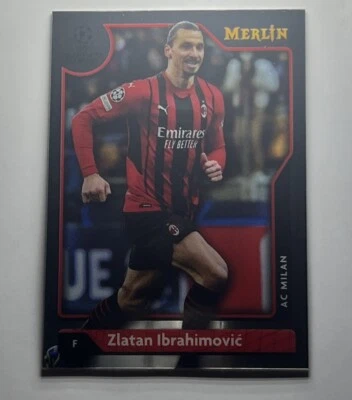 TOPPS MERLIN CHROME 2022 #119 ZLATAN IBRAHIMOVIC AC MILAN - Image 1 of 2