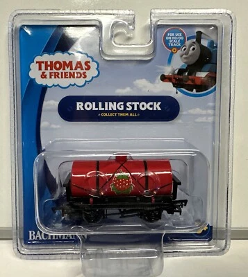 Bachmann HO Scale Thomas & Friends Raspberry Syrup Tanker Tank Car #77033 - Image 1 of 4