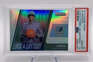 Prizm Ja Morant 2019 novato suerte de la lotería plata #2 PSA 10 Grizzlies - Imagen 1 de 2