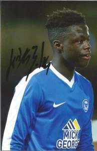PETERBOROUGH: LEONARDO DA SILVA LOPES SIGNED 6x4 ACTION PHOTO + COA - Bild 1 von 1