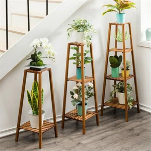 77cm 97cm 117cm Tall Indoor Plant Stand Flower Shelf Corner Florist Display Rack - Picture 1 of 12