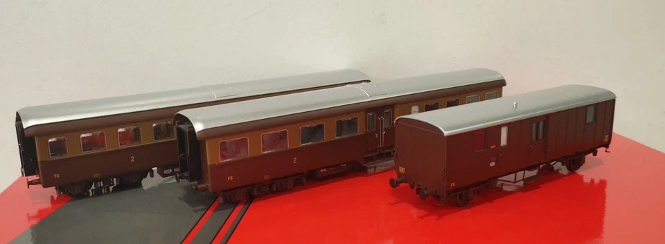 Acme 55205 H0 1 87 - Set Tren Chandra FS Con Tronco Um 7000 IN Librea Ca