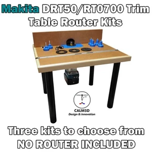 Makita DRT50 & RT0700 Trim Table Router Kits - Picture 1 of 15
