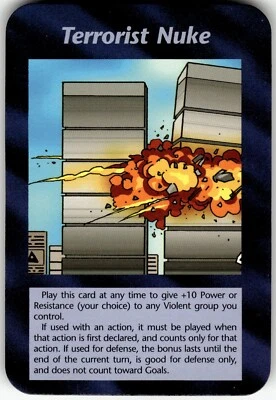 Terrorist Nuke Card Unlimited INWO Illuminati New World Order 365/412 - Image 1 of 4
