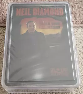 Neil Diamond World Tour 2008 playing cards in plastic case (sealed) - Picture 1 of 1