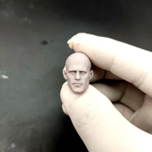 Hot 1/12 Scale Death Squads Jason Statha Head Sculpt Unpainted Fit 6" ML Figure - Picture 1 of 3