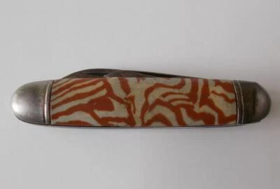 Vintage Hammer Brand 2 Blade Folding Pocket Knife Patent #2037943 USA - Изображение 1 из 4