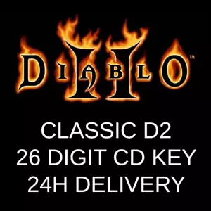 DIABLO 2 II Classic **26 DIGIT CD KEY** BRAND NEW GUARANTEED - Bild 1 von 1