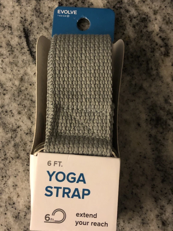 Anillo en D duradero Evolve Yoga Straps 6 pies lavable a máquina 100 % poliéster Foto 1 de 1