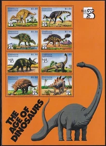 tdn216 Grenada Grenadines 1993 prehistoric animal MNH - Picture 1 of 1