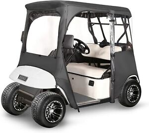 Golf Cart Enclosure for EZGO TXT RXV 2 Passenger, 600D Golf Cart Driving Cover