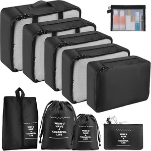 10 Stück Koffer Organizer Set, Packtaschen für Koffer Packing Cubes for Suitcase - Bild 1 von 7