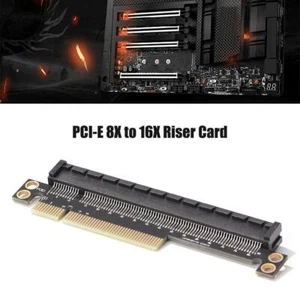 PCI Express 8X 16X Expansion Riser Card PCI-E 8X to PCI-E 16X Converter Adapter - Afbeelding 1 van 7