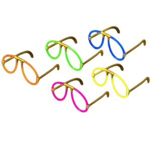 Paquete de 10 gafas brillantes - Paquete de 10 gafas de neón brillante fiestas - Imagen 1 de 3