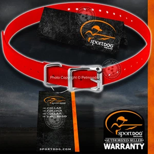 SportDOG SAC00-10822 Genuine 1-inch Replacement Dog Collar Strap Red Color - Picture 1 of 1