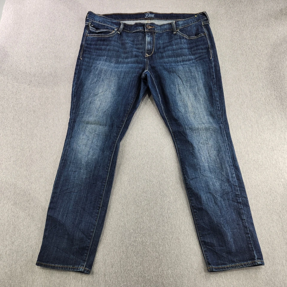 Diva Jeans Women's Size 18 Blue Dark Wash High Quality Nice  - Image 1 of 4